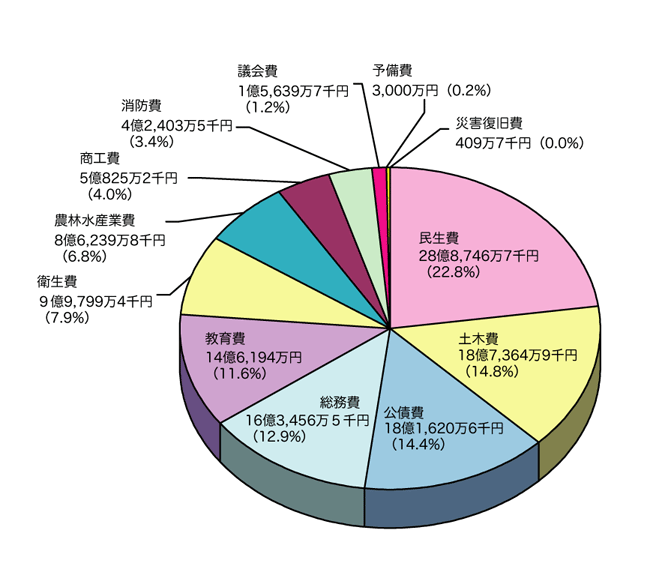 歳出内訳グラフ