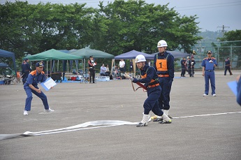 市消防ポンプ操法並びにラッパ吹奏大会