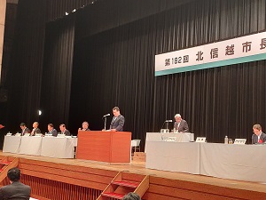 北信越市長会（花岡市長）