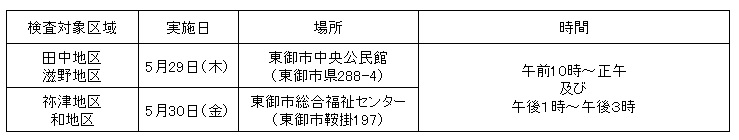 日程表