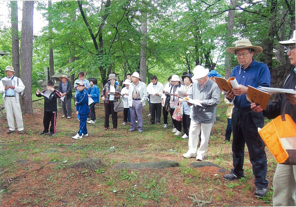 平成26年6月の「歴史かるた」散策の様子